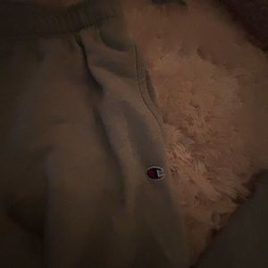 Grey men's champion sweatpants